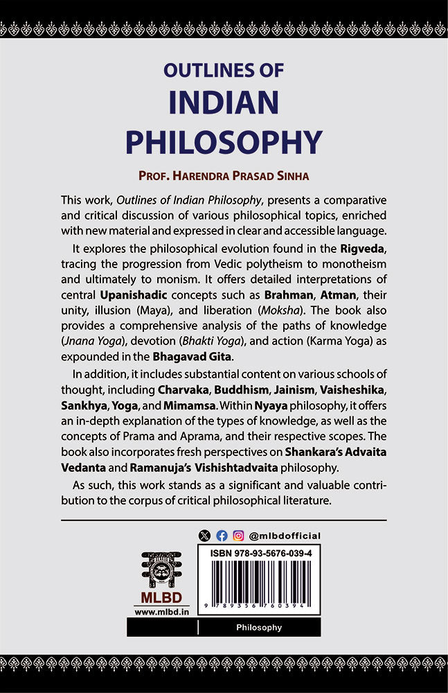 Outlines of Indian Philosophy