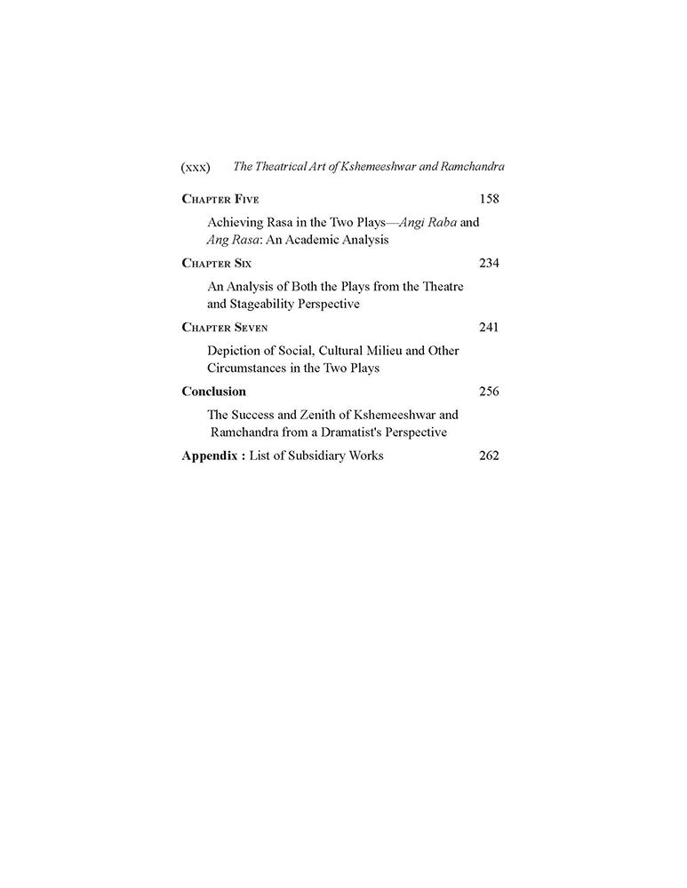 The Theatrical Art of Kshemeeshwar and Ramchandra