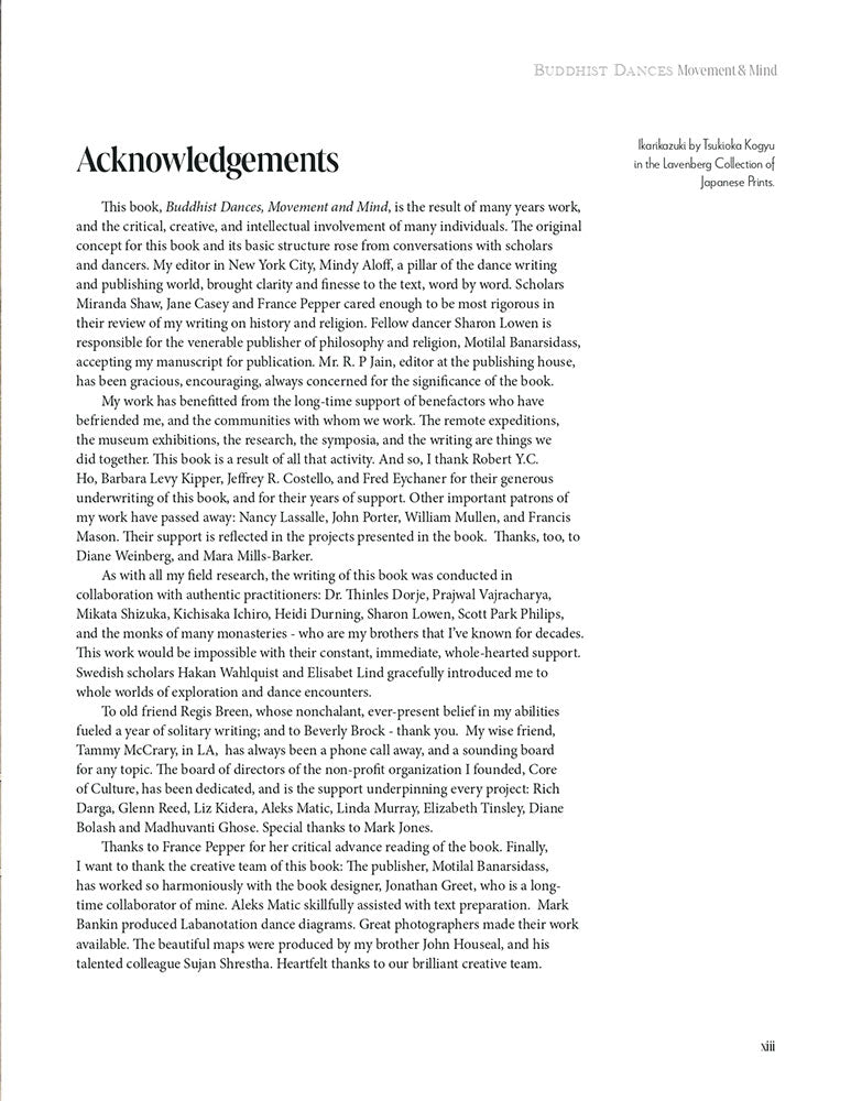 Buddhist Dances: Movement & Mind