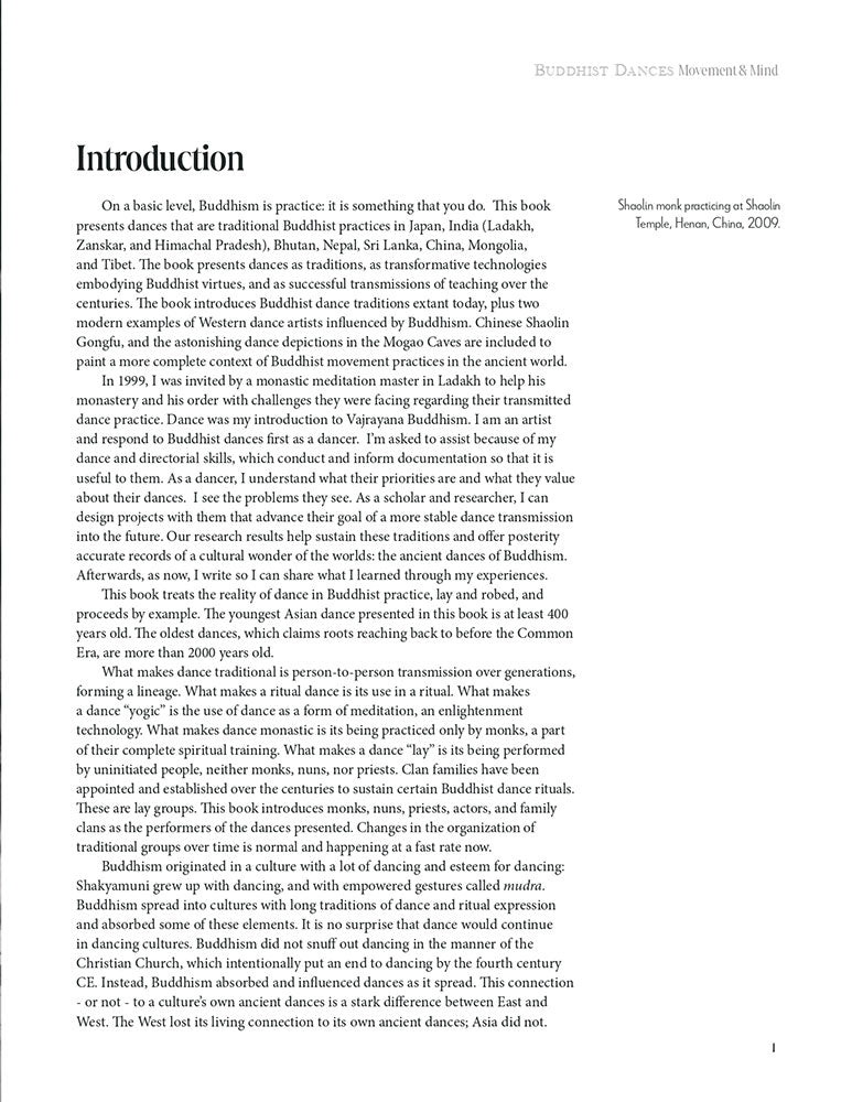 Buddhist Dances: Movement & Mind