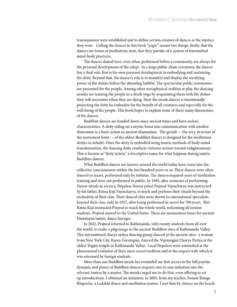 Buddhist Dances: Movement & Mind