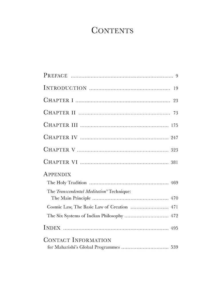 Maharishi Mahesh Yogi on the Bhagavad-Gita: A New Translation and Commentary (Chapters 1-6)