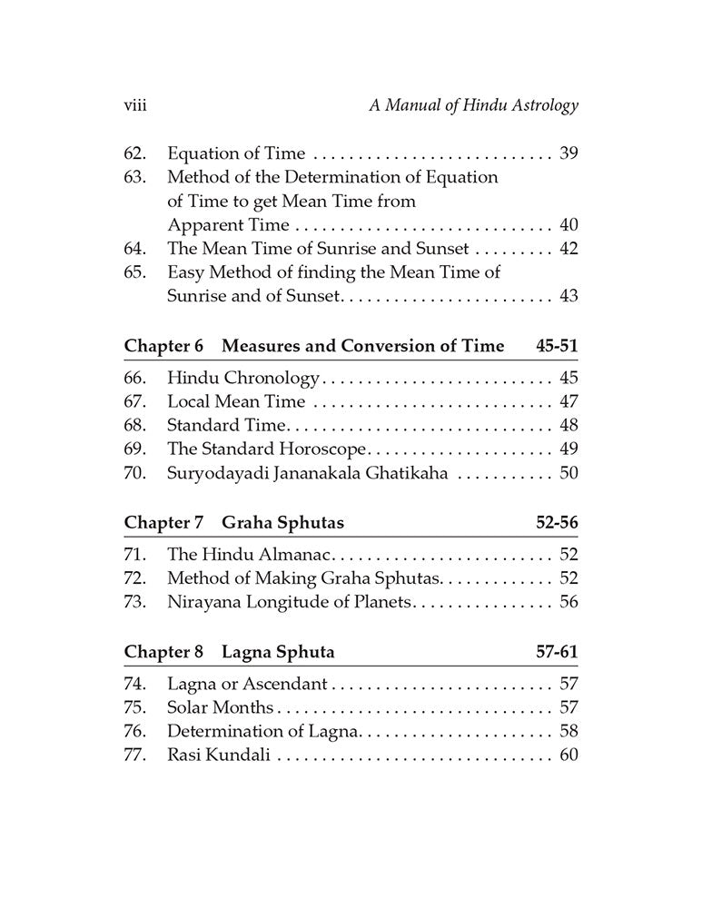 A Manual of Hindu Astrology (Correct Casting of Horoscopes)