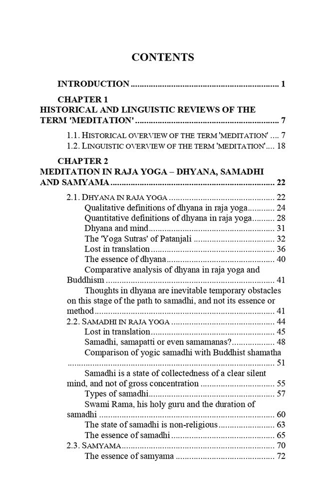 Meditation in Raja Yoga, Buddhism and According to Neurophysiology (A Practical Guide)