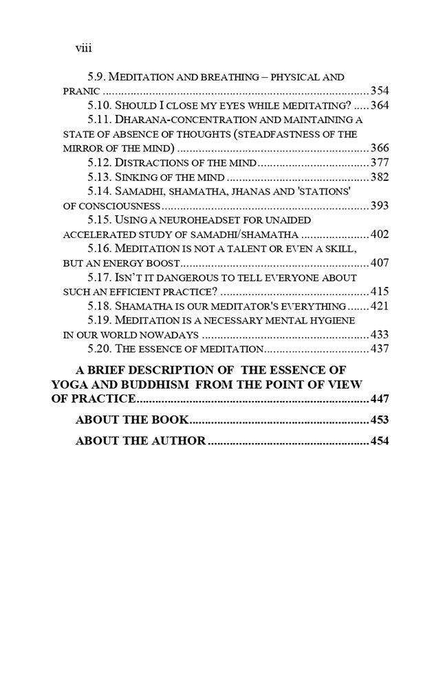 Meditation in Raja Yoga, Buddhism and According to Neurophysiology (A Practical Guide)