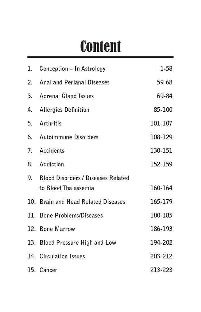 Encyclopedia of Medical Astrology (2 Vols.)