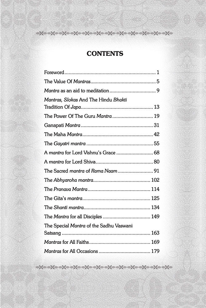 Mantras for Peace of Mind