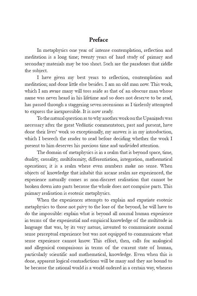 Eternity: A Post-Modern Reappraisal of the Upanisads