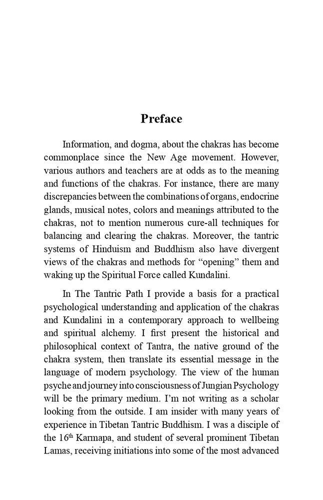 The Tantric Path: The Chakras, Kundalini, and Jungian Psychology