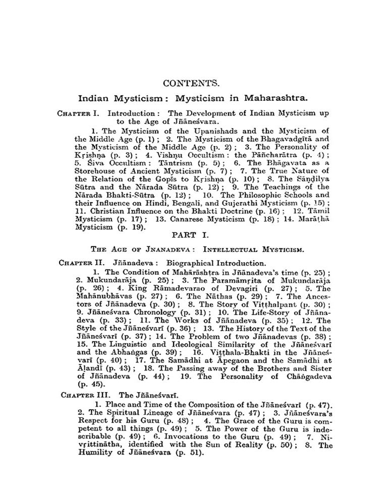 Mysticism in Maharashtra: Indian Mysticism