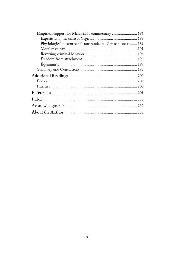 Maharishi's Yoga: Yoga and Vedanta (Volume - II)