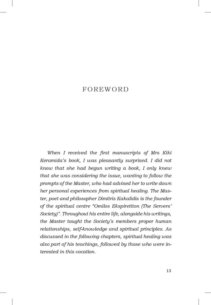 Experiences of a Spiritual Healer