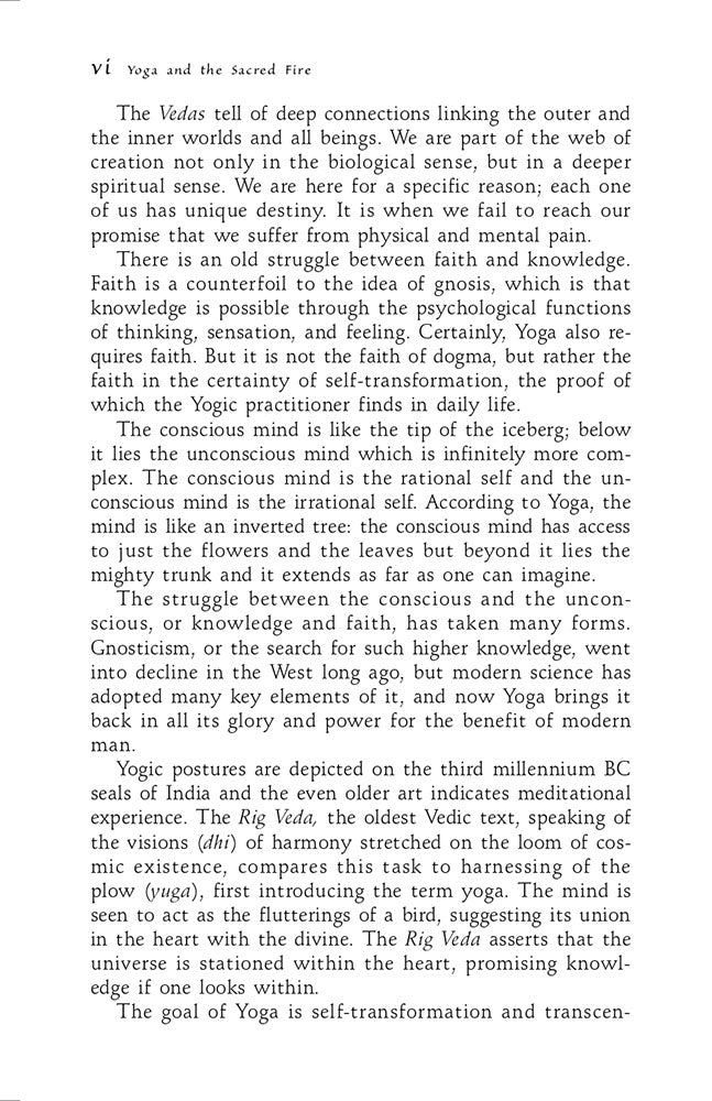 Yoga and the Sacred Fire: Self-Realization and Planetary Transformation