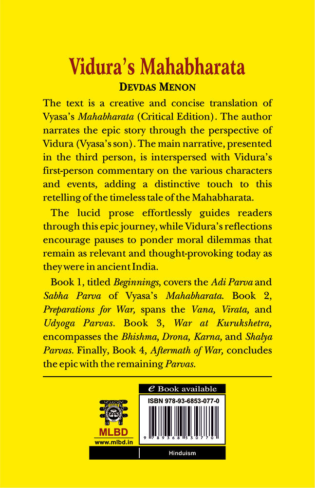 Vidura's Mahabharata: War at Kurukshetra (Book-3)