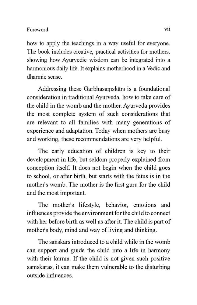 Decoding Garbhasamskara: Your Guide to a Supraja (Foreword by David Frawley)