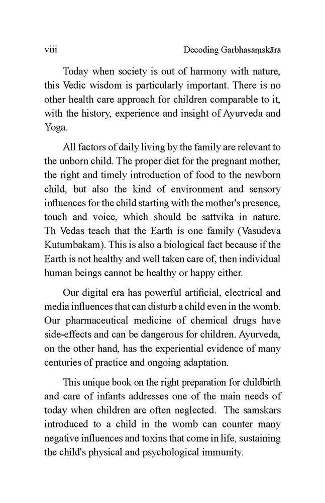 Decoding Garbhasamskara: Your Guide to a Supraja (Foreword by David Frawley)