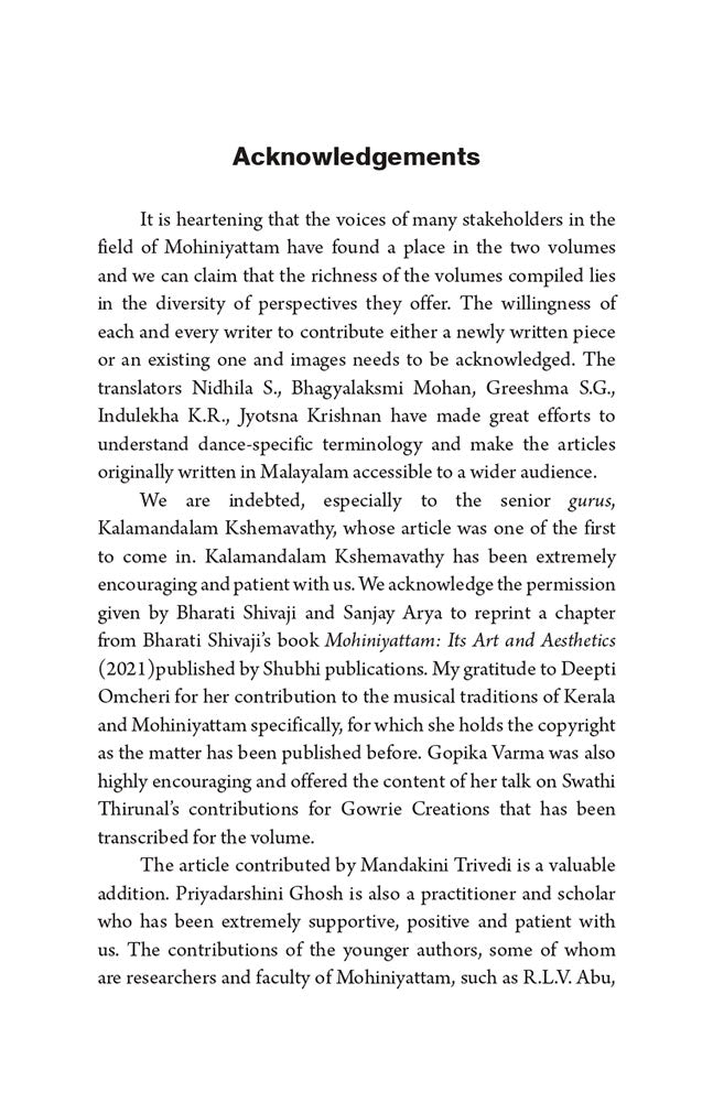 Mohiniyattam: A Reader (Vol. 2)