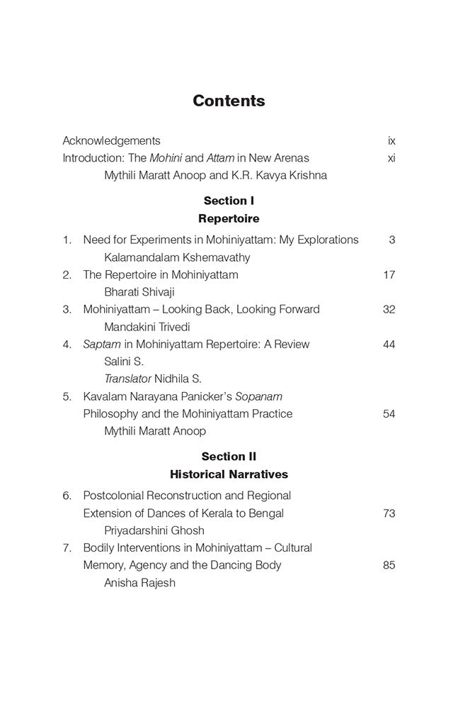 Mohiniyattam: A Reader (Vol. 2)