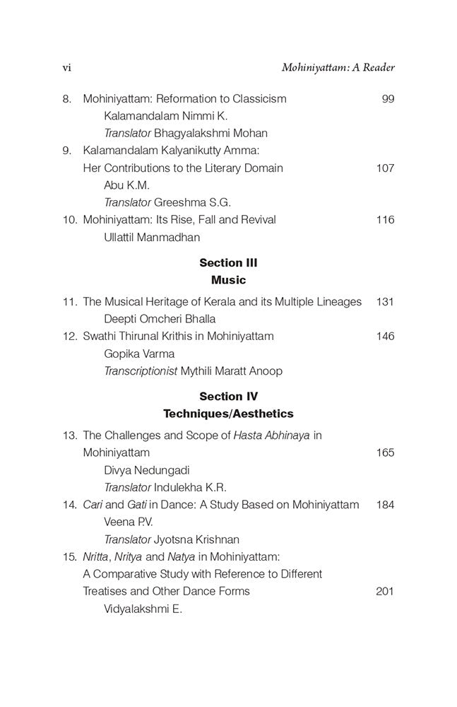 Mohiniyattam: A Reader (Vol. 2)