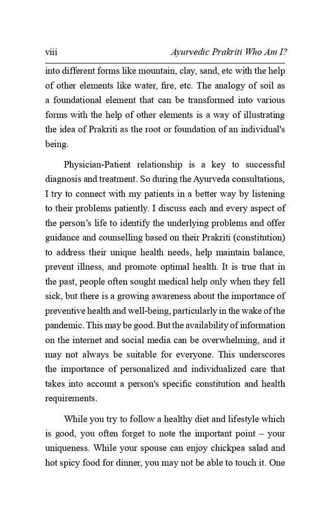 Ayurvedic Prakriti: Who Am I ?