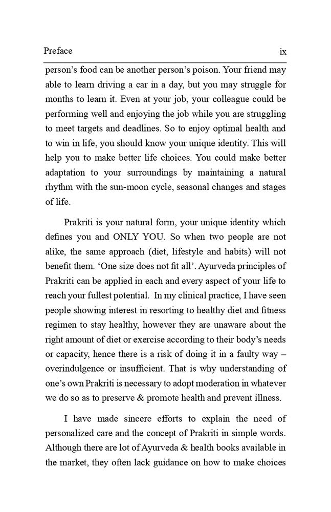 Ayurvedic Prakriti: Who Am I ?