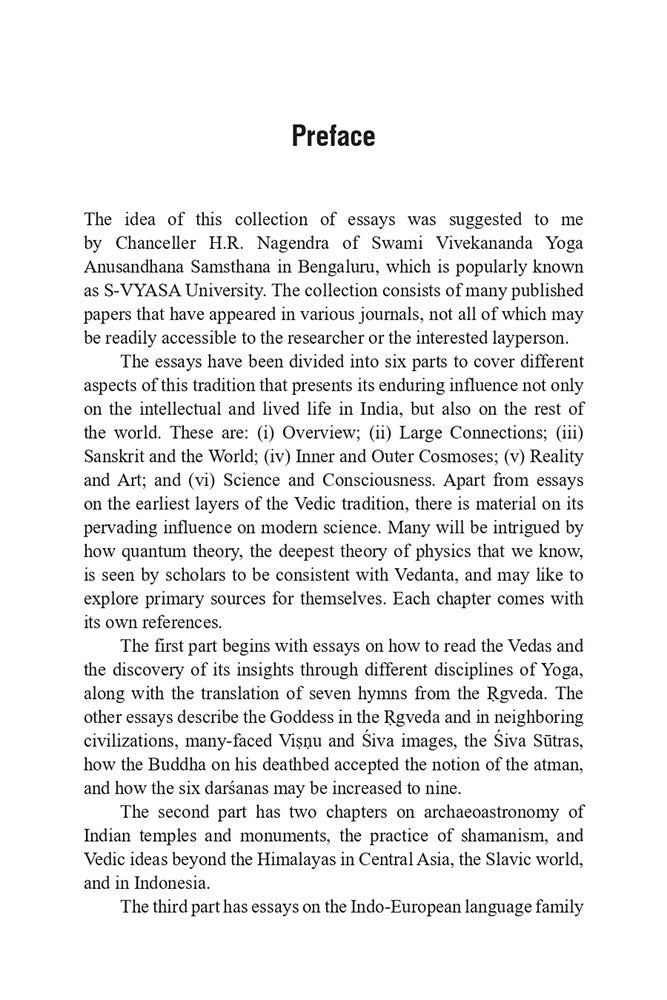 The Vedic Tradition: Cosmos, Connections & Consciousness