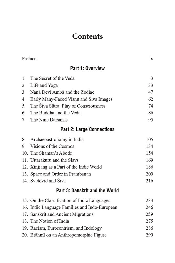 The Vedic Tradition: Cosmos, Connections & Consciousness