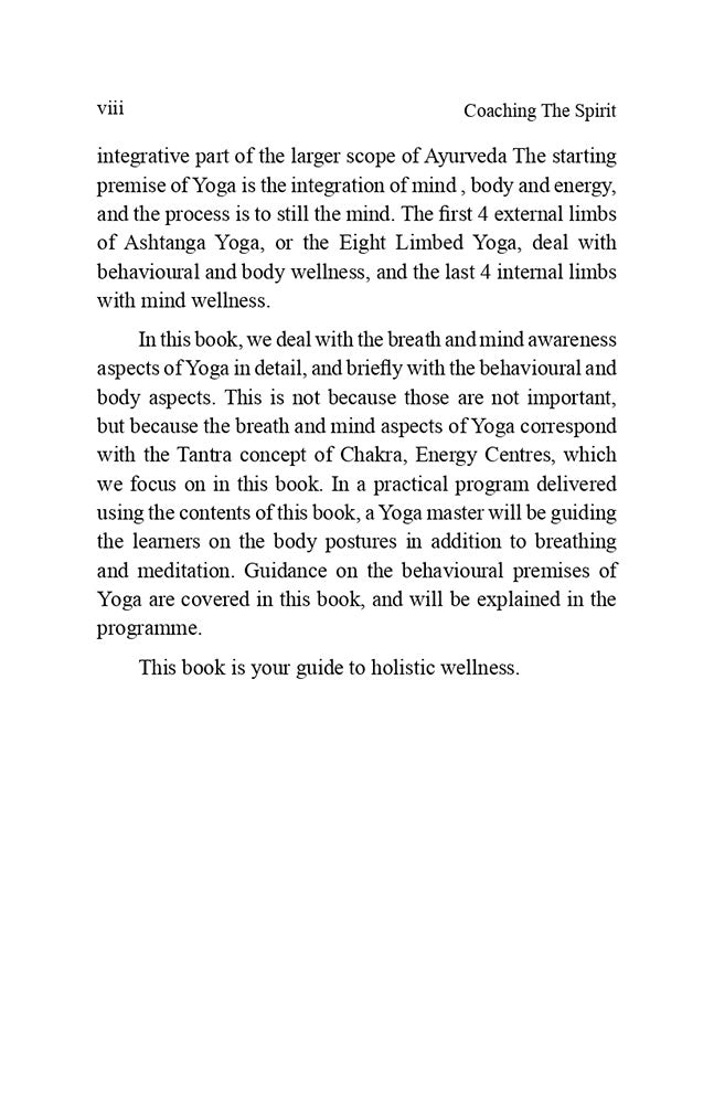 Coaching the Spirit: Energy Pathways of Yoga and Chakra to Wellness (Actualize the Potential of Your Inner Energy to Holistic Wellness)