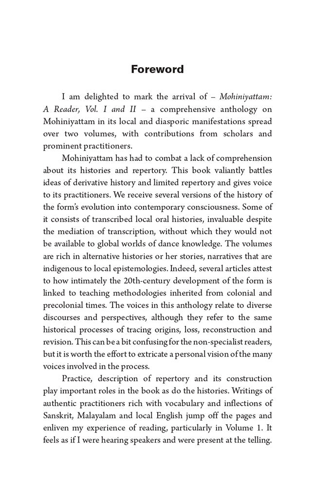 Mohiniyattam: A Reader (Vol. 1)