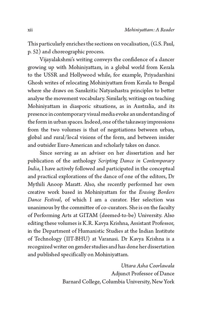 Mohiniyattam: A Reader (Vol. 1)