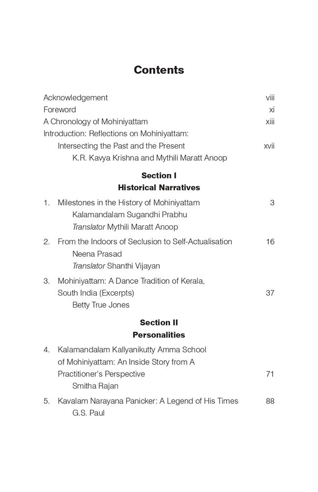 Mohiniyattam: A Reader (Vol. 1)