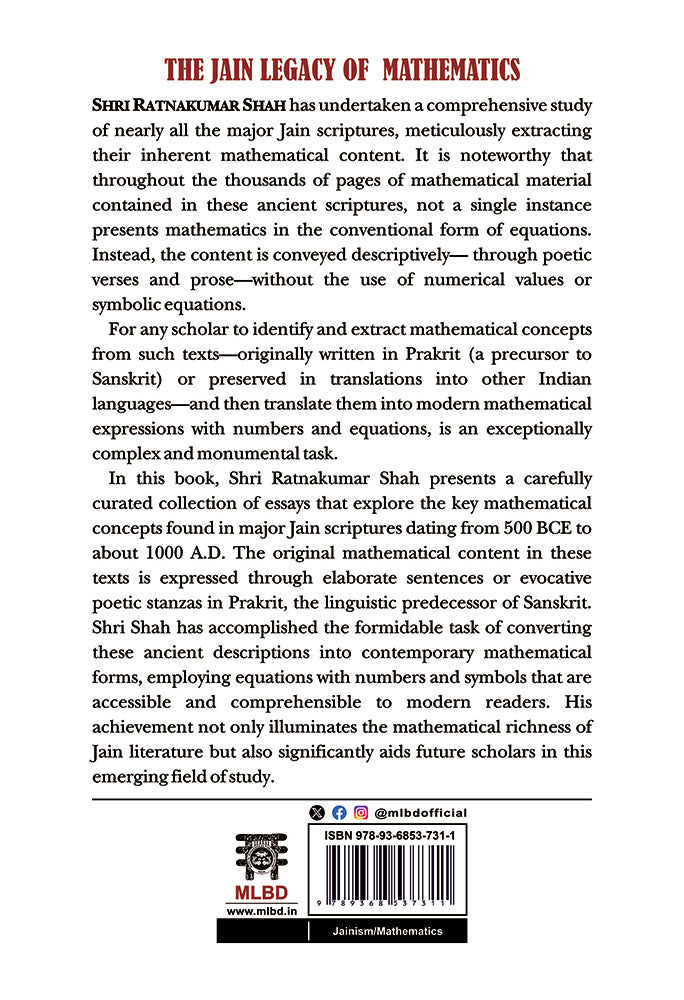 The Jain Legacy of Mathematics