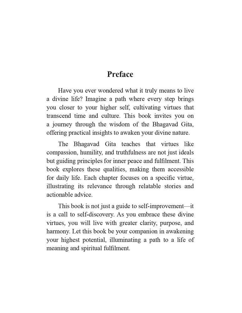 The Bhagavad Gita’s Divine Virtues Made Easy: A Guide to Cultivating Divine Nature