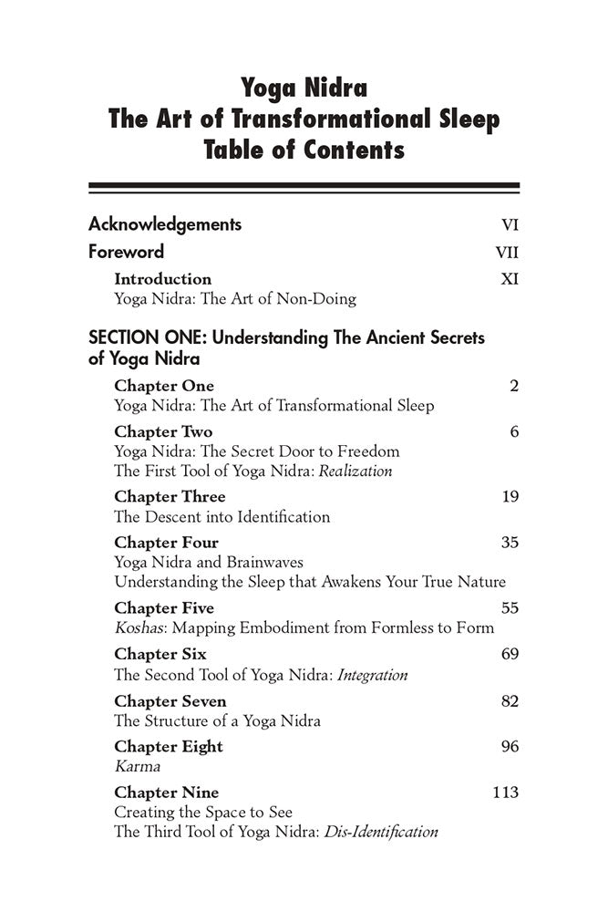 Yoga Nidra: The Art of Transformational Sleep (Restore your Health, Reshape your Life and Change your Destiny)