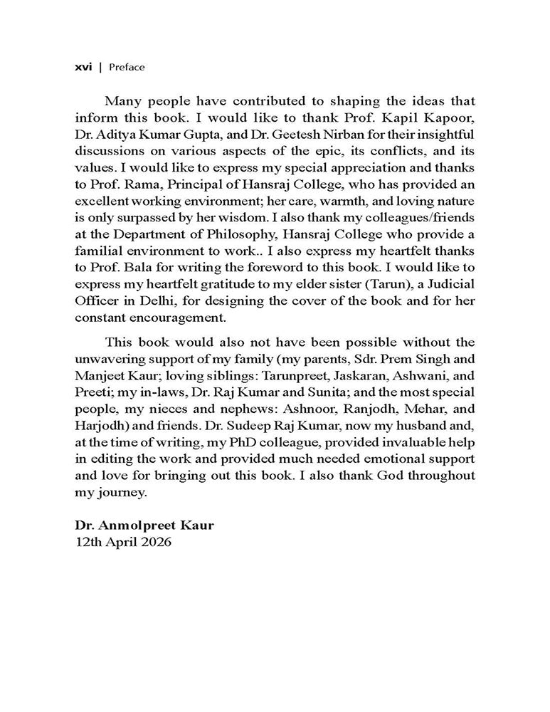 Conflict of Values in the Mahabharata