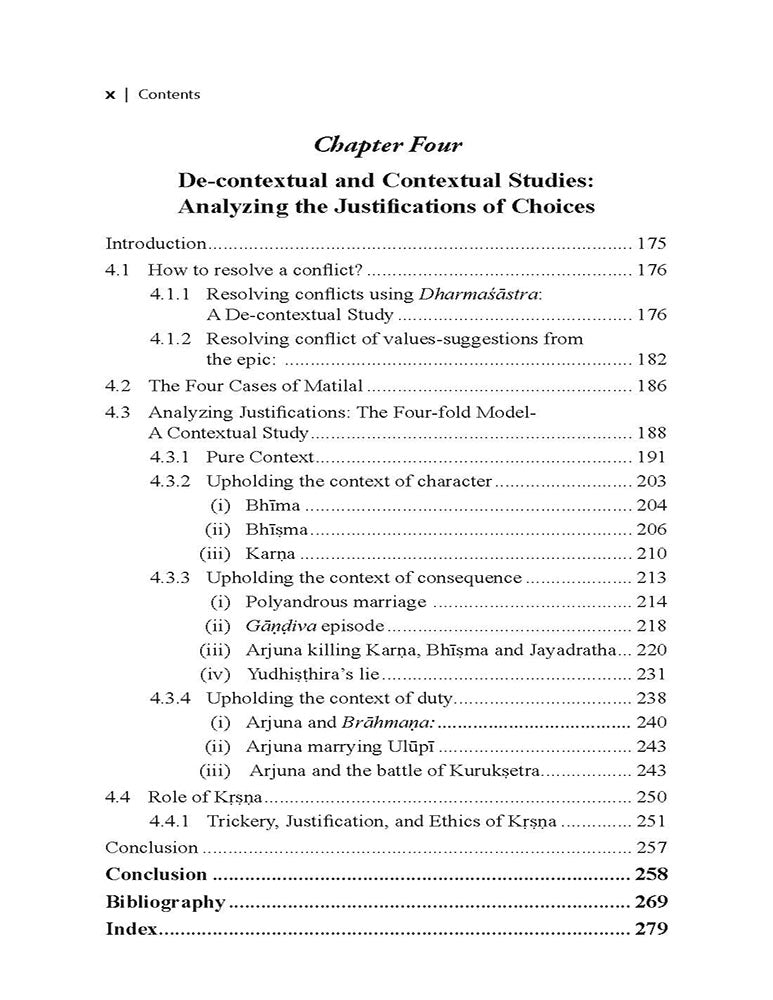 Conflict of Values in the Mahabharata