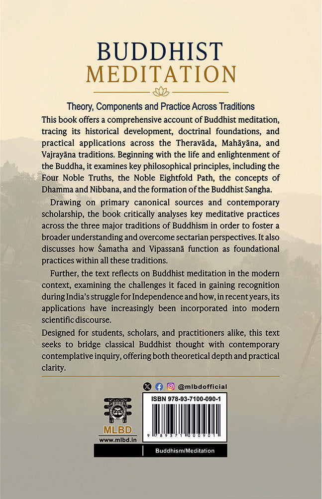 Buddhist Meditation: Theory, Components and Practice Across Traditions