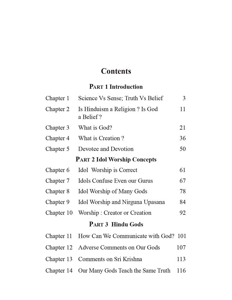 Hindu Idol Worship: Science and Sense