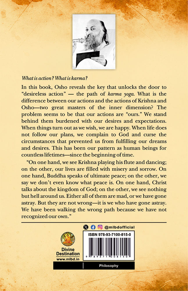 Gita Darshan: Discourses on the Bhagavad Gita by Osho (Volume 2): Adhyaya 3 - Yoga of Action (Karma Yoga)