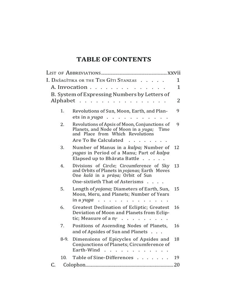 The Aryabhatiya of Aryabhata