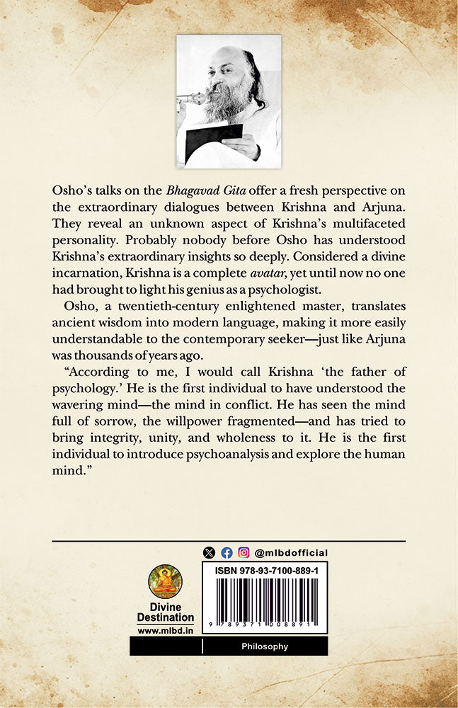 Gita Darshan: Discourses on the Bhagavad Gita by Osho (Volume 1): Adhyaya 1 - Yoga of Sorrow (Vishad Yoga), Adhyaya 2 - Yoga of Knowledge (Samkhya Yoga)