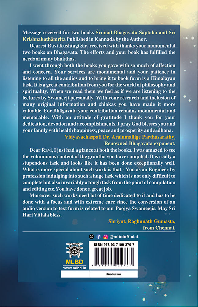 Srimad Bhagavata: Saptaha