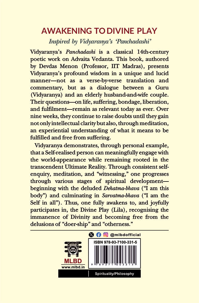 Awakening to Divine Play: Inspired by Vidyaranya’s 'Panchadashi'