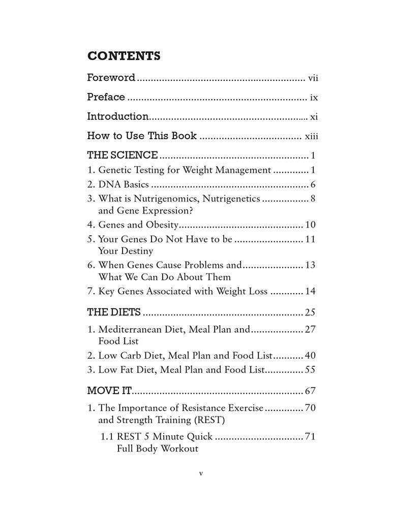 The DNA Diet: Gene-ius Nutrition and Fitness