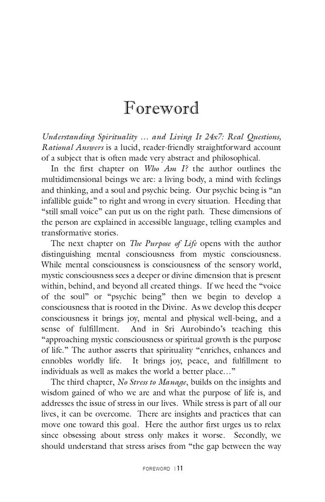 Understanding Spirituality and living it 24x7: Real Questions, Rational Answers