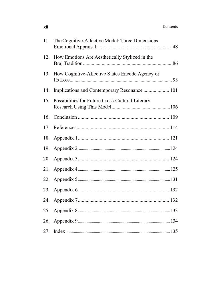 Mapping Love and Longing: A Cognitive – Affective Model of Romantic Heroines in Braj Poetic Traditions