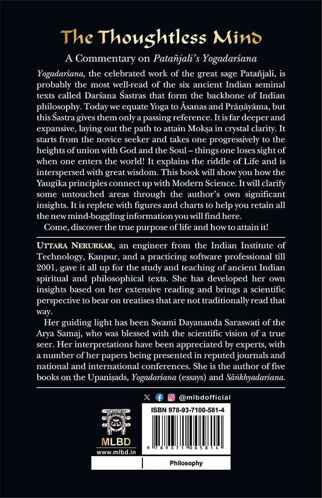 The Thoughtless Mind: A Commentary on Patanjali’s Yogadarsana