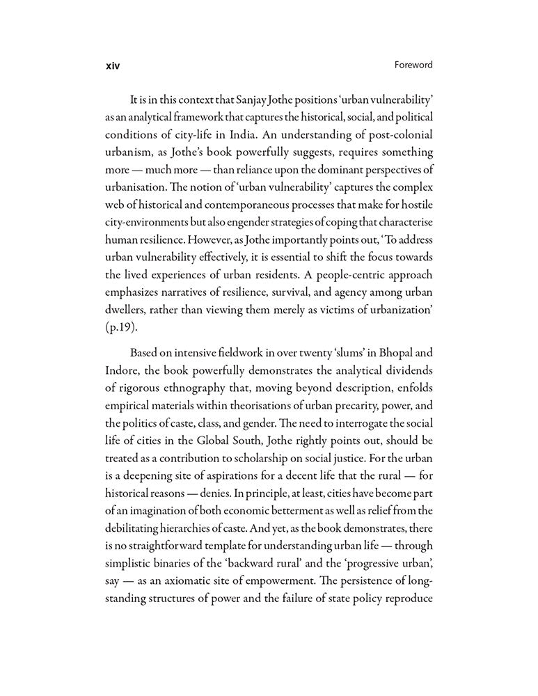 Urban Vulnerability: Inequality and Resilience in Indian Cities