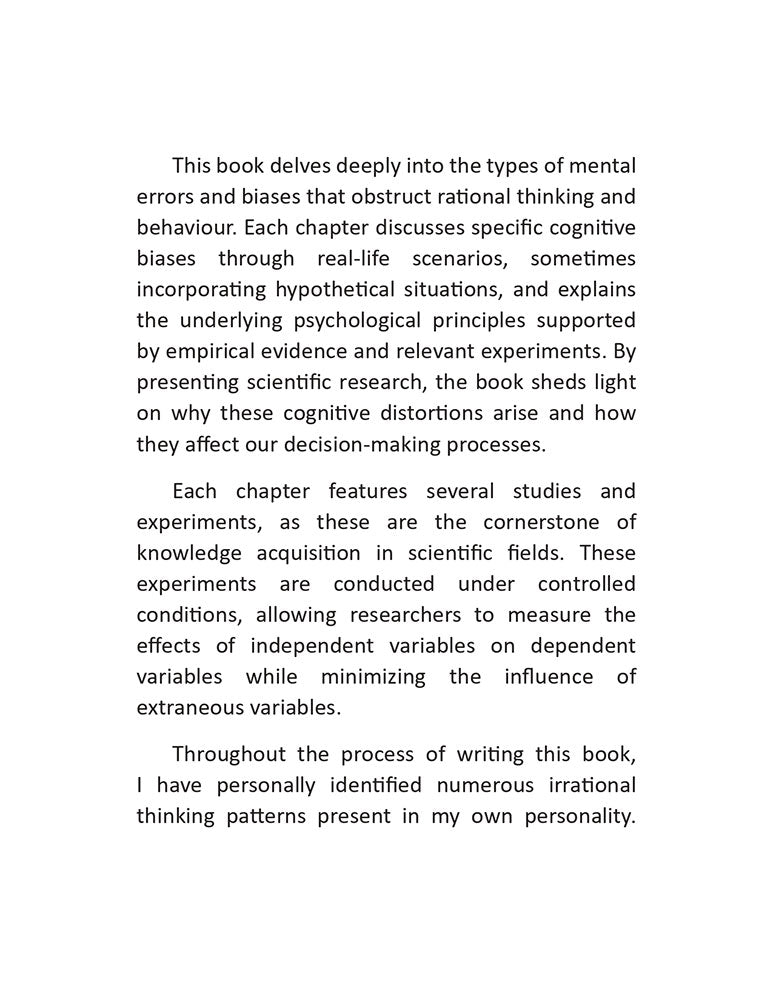 Barriers of Rational Thinking