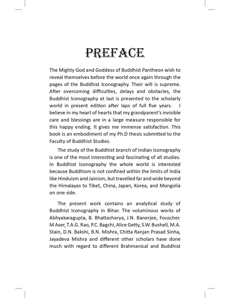 Buddhist Iconography in Bihar from Kushana to Pala Period